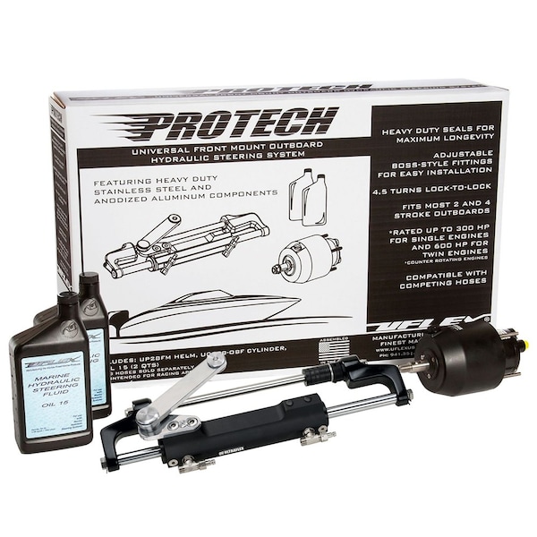 Uflex Usa Uflex PROTECH 1.1 Front Mount OB Hydraulic System - Includes UP28 FM H PROTECH 1.1 - main